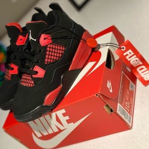 COPY - 2022 Air Jordan 4 Retro TD 'Red Thunder'
